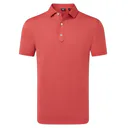 FootJoy Lisle Solid herr polo, nantucket red