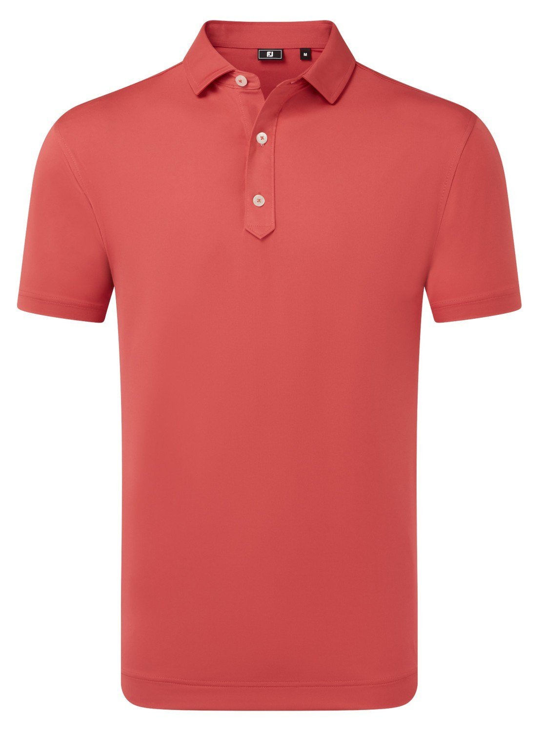 FootJoy Lisle Solid herr polo, nantucket red