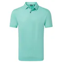 FootJoy Modernist Geo Pique herr polo, blue reef/sea glass