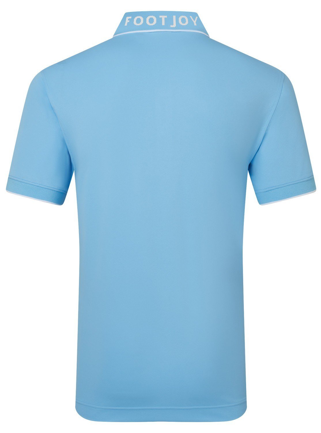 FootJoy FJ Wordmark Pique herr polo, blue reef
