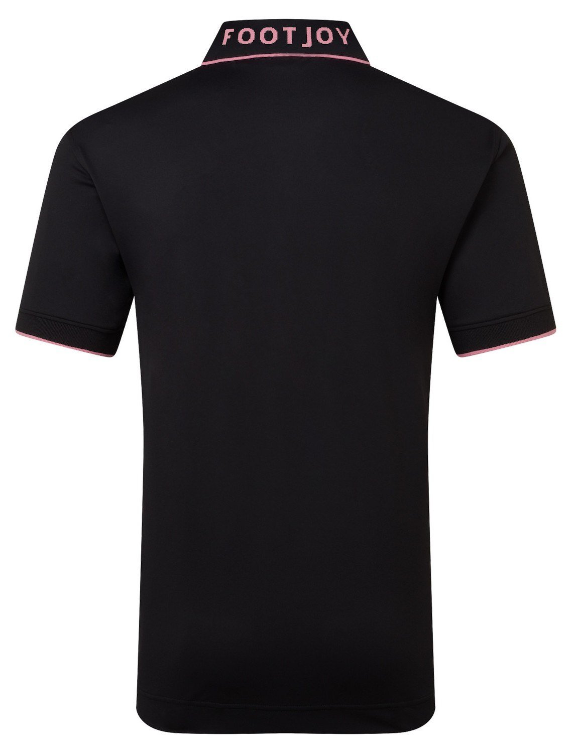FootJoy FJ Wordmark herr polo, pique black