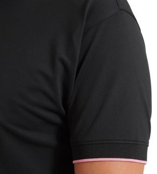 FootJoy FJ Wordmark herr polo, pique black