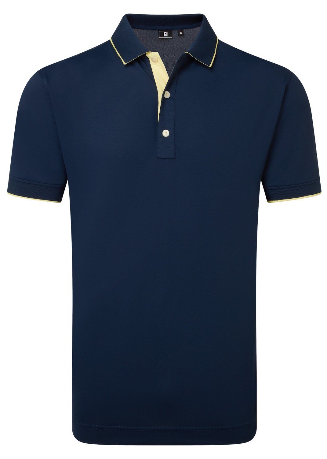 FootJoy FJ Wordmark Pique herr polo, navy