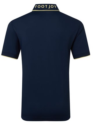 FootJoy FJ Wordmark Pique herr polo, navy