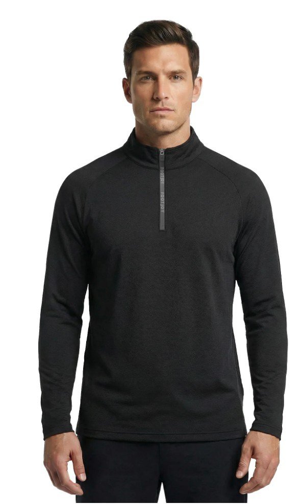 FootJoy Wordmark Chill Out herr sweatshirt, svart/kol