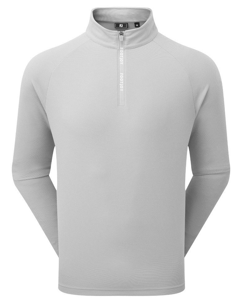 FootJoy Wordmark Chill Out herr sweatshirt, grå/vit