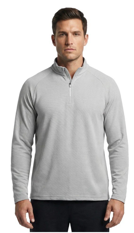 FootJoy Wordmark Chill Out herr sweatshirt, grå/vit