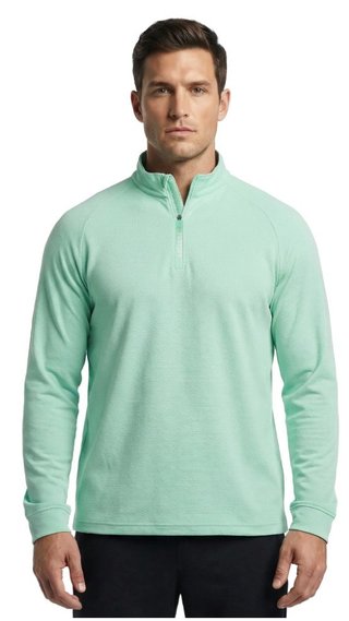 FootJoy Wordmark Chill Out herr sweatshirt, sea glass/white