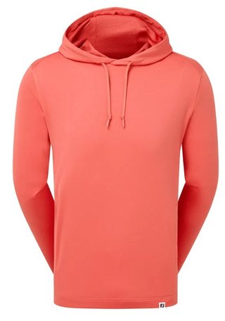 FootJoy Lightweight Hoodie herr sweatshirt, solid nantucket red