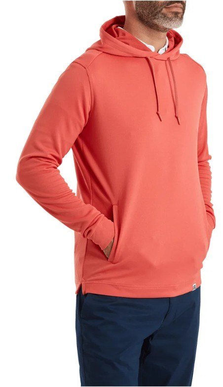 FootJoy Lightweight Hoodie herr sweatshirt, solid nantucket red