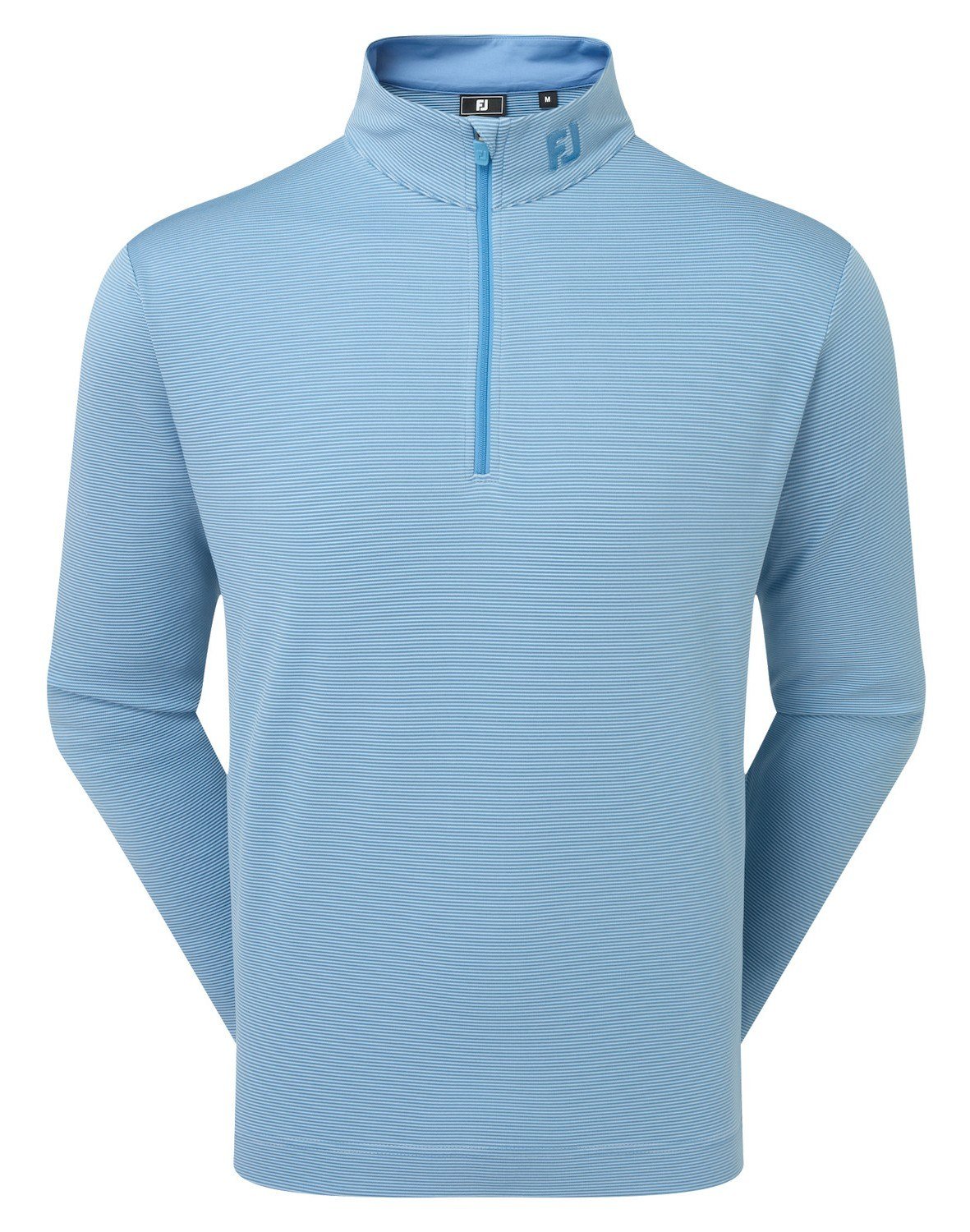 FootJoy Ottoman Stripe Chill-Out herr sweatshirt, chambray/coastal blue