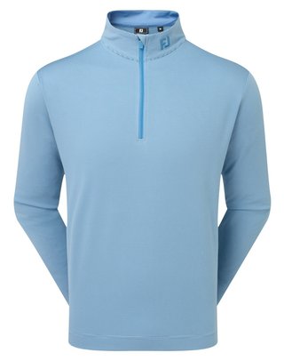 FootJoy Ottoman Stripe Chill-Out herr sweatshirt, chambray/coastal blue