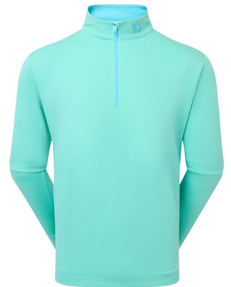 FootJoy Ottoman Stripe Chill-Out herr sweatshirt, blue reef/sea glass