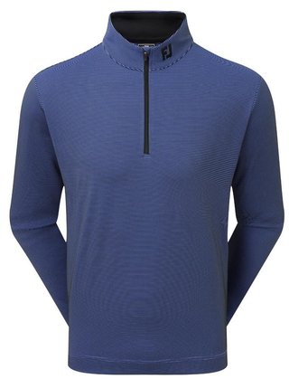 FootJoy Ottoman Stripe Chill-Out herr sweatshirt, svart/vivid violet