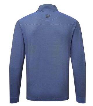 FootJoy Ottoman Stripe Chill-Out herr sweatshirt, svart/vivid violet