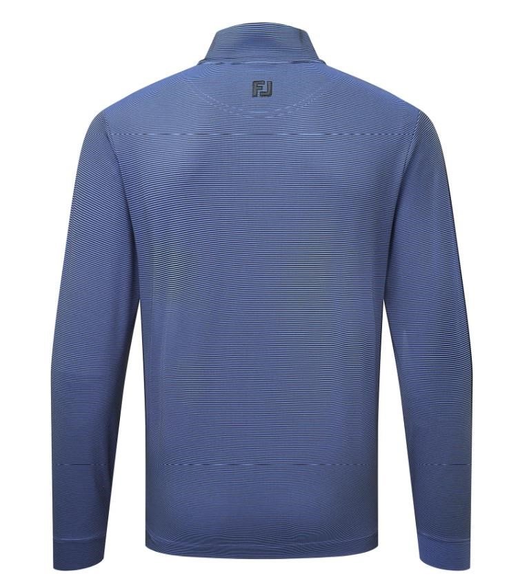 FootJoy Ottoman Stripe Chill-Out herr sweatshirt, svart/vivid violet