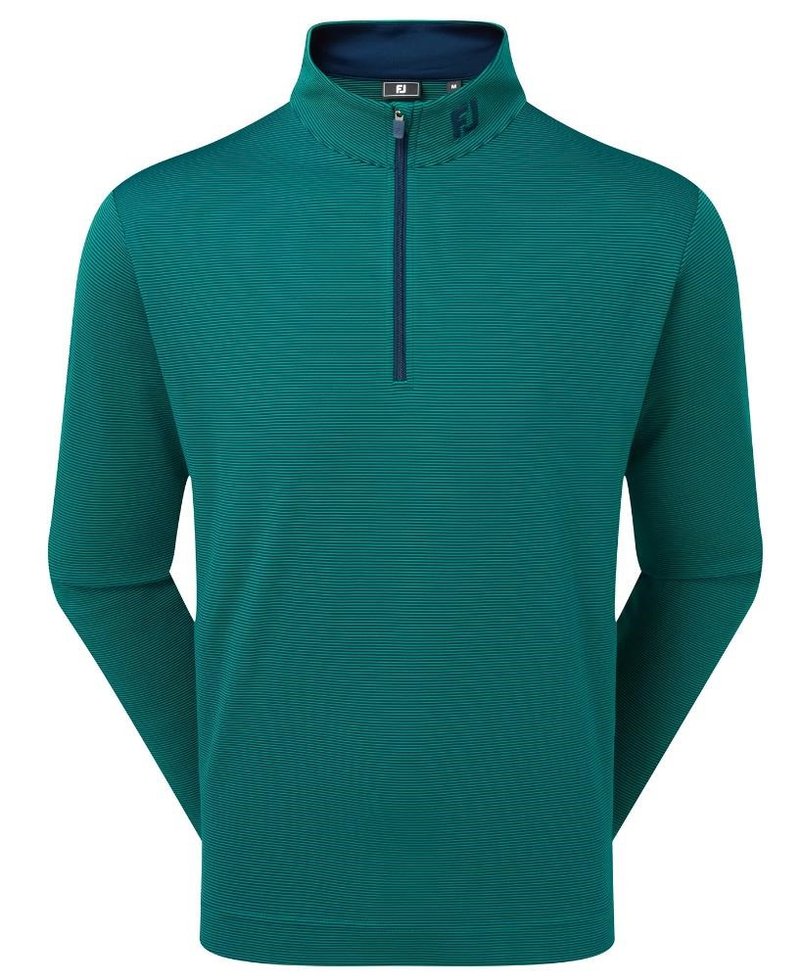 FootJoy Ottoman Stripe Chill-Out herr sweatshirt, navy/field green