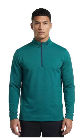 FootJoy Ottoman Stripe Chill-Out herr sweatshirt, navy/field green