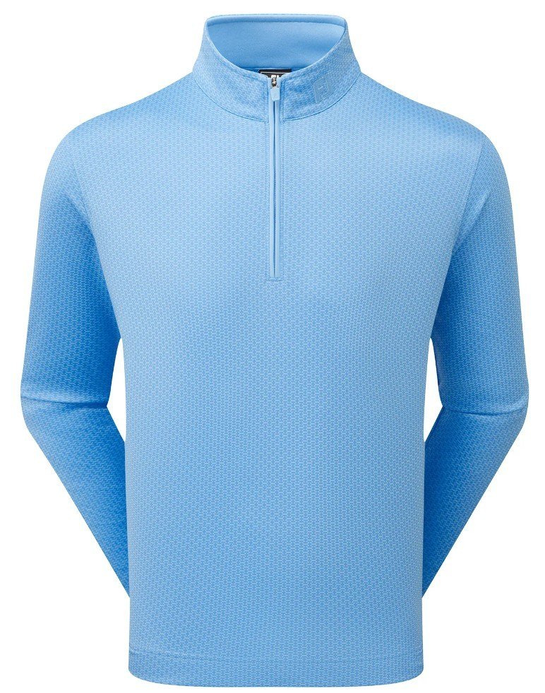 FootJoy Nautical Flag Tonal Chill Out herr sweatshirt, blue reef/deep reef