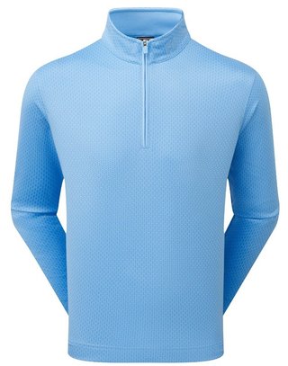 FootJoy Nautical Flag Tonal Chill Out herr sweatshirt, blue reef/deep reef