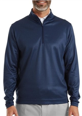 FootJoy Nautical Flag Tonal Chill Out herr sweatshirt, navy