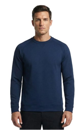 FootJoy Crew Neck herr sweatshirt, navy