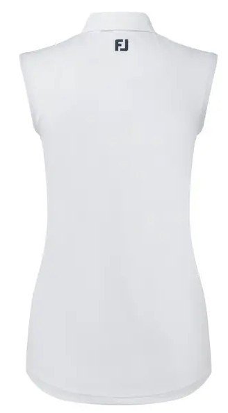 FootJoy Sleeveless Lisle dampolo, vit