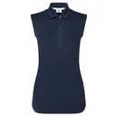 FootJoy Sleeveless Lisle dam polo, navy