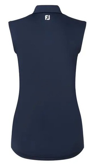 FootJoy Sleeveless Lisle dam polo, navy