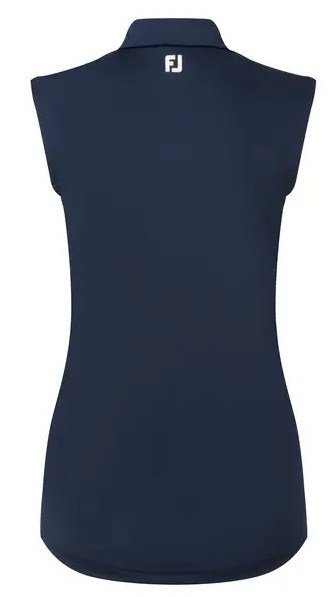 FootJoy Sleeveless Lisle dam polo, navy