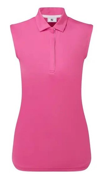 FootJoy Sleeveless Lisle dampolo, het rosa
