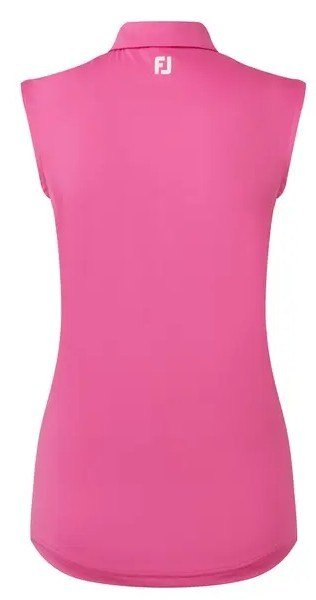 FootJoy Sleeveless Lisle dampolo, het rosa