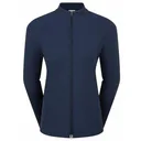 FootJoy Full-Zip Rib Midlayer dam sweatshirt, navy