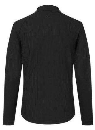 FootJoy Full-Zip Rib Midlayer dam sweatshirt, svart