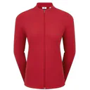 FootJoy Full-Zip Rib Midlayer damtröja, röd