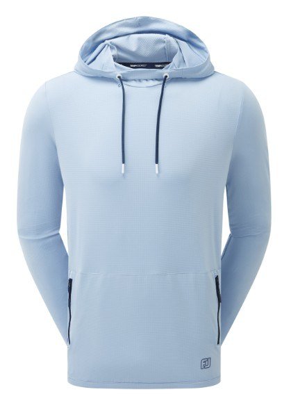 FootJoy TempoSeries Hoodie herr sweatshirt, blue ocean