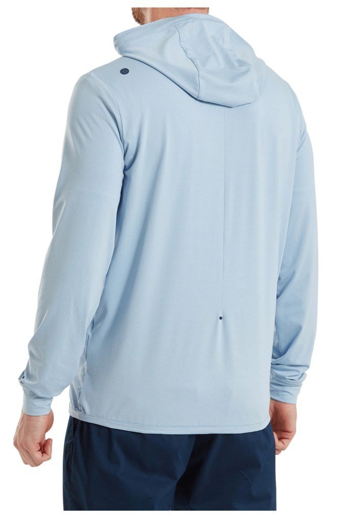 FootJoy TempoSeries Hoodie herr sweatshirt, blue ocean