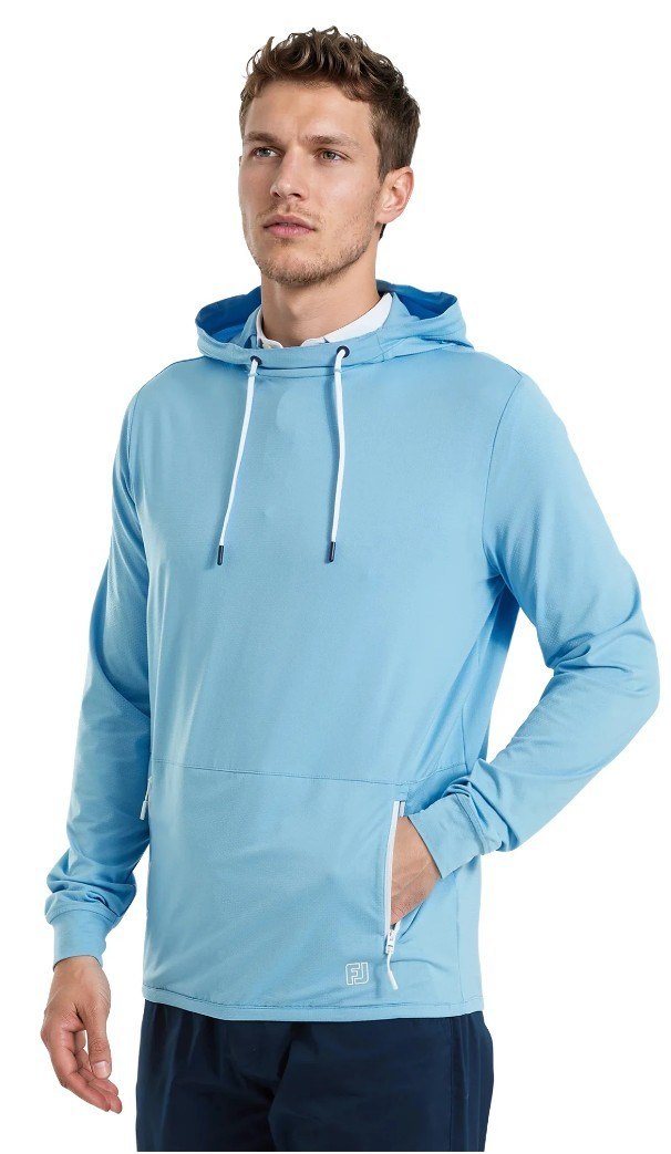 FootJoy TempoSeries Hoodie herr sweatshirt, blue reef