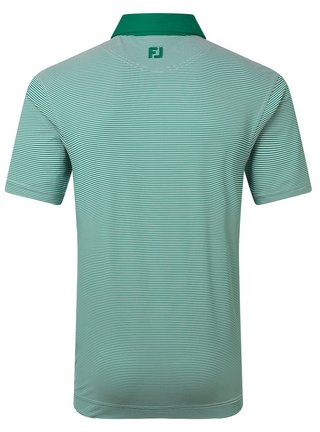 FootJoy Feeder Stripe Pique herr polo, field green