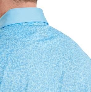 FootJoy Condensed Camo Print Lisle herr polo, sea glass/blue reef/deep reef