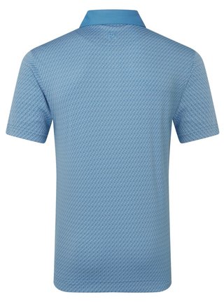 FootJoy Star Geo Jacquard herr polo, coastal blue