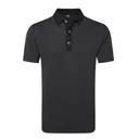 FootJoy Star Geo Jacquard herr polo, svart