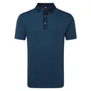FootJoy Star Geo Jacquard herr polo, navy