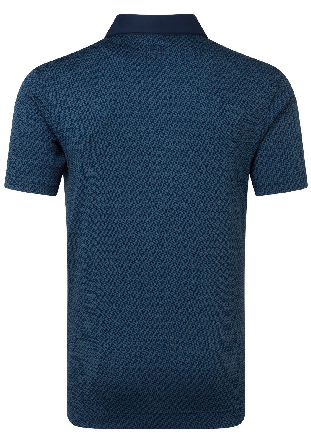 FootJoy Star Geo Jacquard herr polo, navy