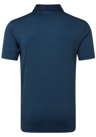 FootJoy Star Geo Jacquard herr polo, navy