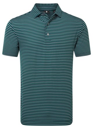 FootJoy Shadow Stripe Lisle herr polo, navy