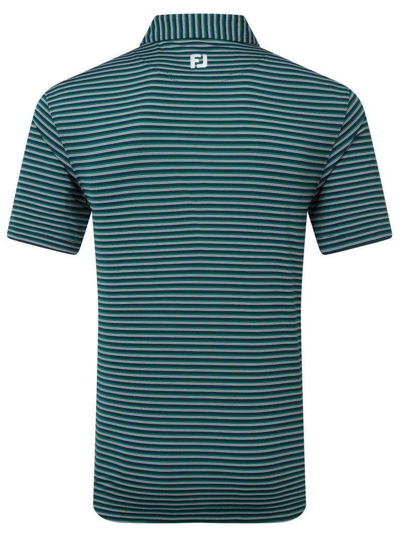FootJoy Shadow Stripe Lisle herr polo, navy
