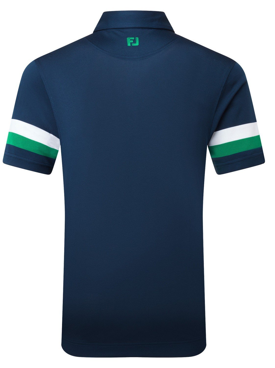 FootJoy Sleeve Stripe Pique herr polo, navy/field green/white