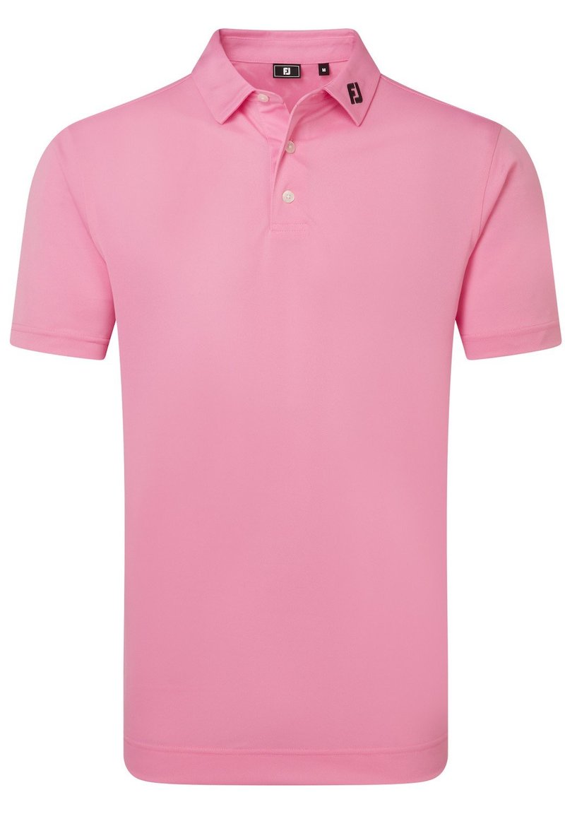 FootJoy Stretch Pique Solid herr polo, pink pop