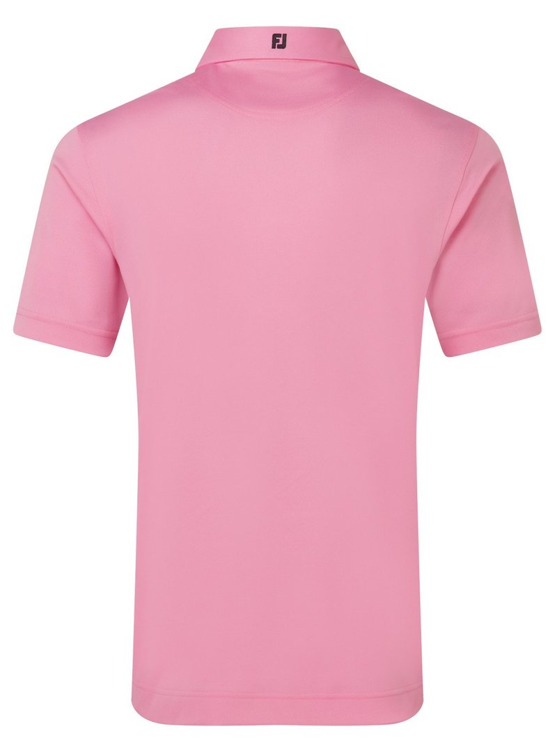 FootJoy Stretch Pique Solid herr polo, pink pop